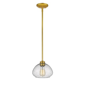Uplands Grange - 1 Light Mini Pendant in Traditional Style - 8 Inches Wide by 6.5 Inches High - 1261579