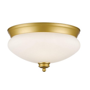 Uplands Grange - 2 Light Flush Mount In Traditional Style-7.5 Inches Tall and 13 Inches Wide - 1259978