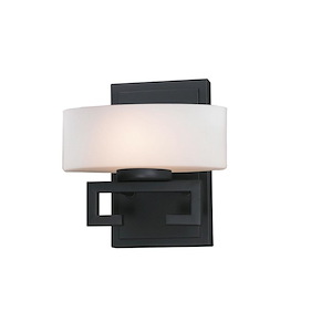 Sinclair Brambles - 4W 1 LED Vanity Light in Art Moderne Style - 7.5 Inches Wide by 8 Inches High - 1257019
