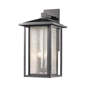 Temple Chase - 3 Light Outdoor Wall Mount in Seaside Style - 12 Inches Wide by 21.13 Inches High - 1261467