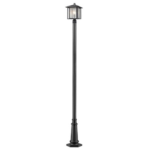 Temple Chase - 1 Light Outdoor Post Mount Lantern in Urban Style - 12.38 Inches Wide by 114 Inches High - 1258746