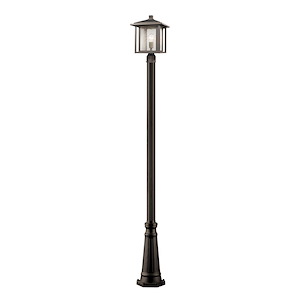Temple Chase - 1 Light Outdoor Post Mount Lantern in Seaside Style - 11 Inches Wide by 110 Inches High - 1261145