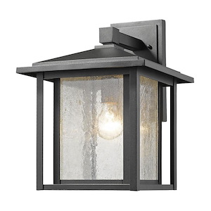 Temple Chase - 1 Light Outdoor Wall Mount in Seaside Style - 12 Inches Wide by 15.25 Inches High