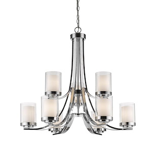 Browns Maltings - 9 Light Chandelier in Metropolitan Style - 31.25 Inches Wide by 29.25 Inches High - 1261209