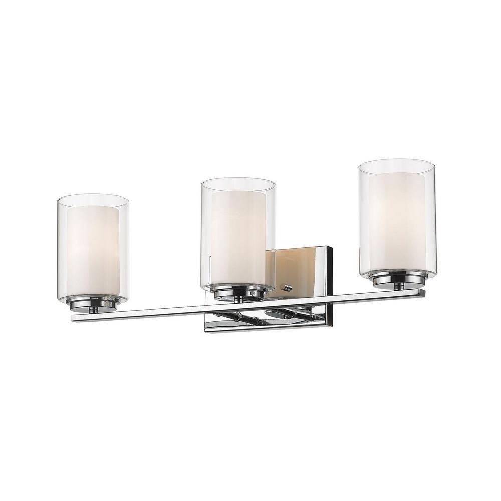 Bailey Street Home 372-BEL-2333978 Browns Maltings - 3 Light Vanity Light in Metropolitan Style - 24 Inches Wide by 7.75 Inches High