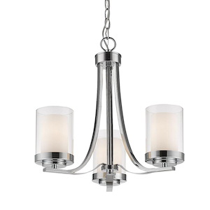 Browns Maltings - 3 Light Chandelier in Metropolitan Style - 16 Inches Wide by 17.5 Inches High - 1260527