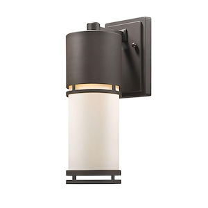 Great Leys - 11W 1 LED Outdoor Wall Mount in Seaside Style - 4.5 Inches Wide by 13.75 Inches High