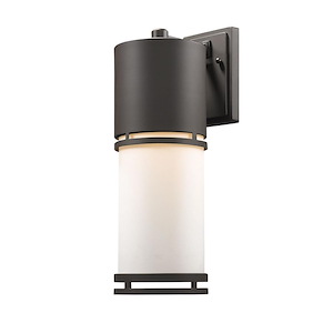 Great Leys - 14W 1 LED Outdoor Wall Mount in Seaside Style - 5.88 Inches Wide by 17.63 Inches High