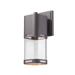 Argyle Barton - 14W 1 LED Outdoor Wall Mount in Transitional Style - 5 Inches Wide by 13.88 Inches High - 1258295