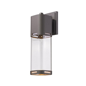 Argyle Barton - 14W 1 LED Outdoor Wall Mount in Transitional Style - 5 Inches Wide by 17.63 Inches High - 1260493