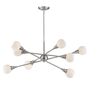 Blackthorn Leas - 32W 8 LED Pendant in Fusion Style - 45.38 Inches Wide by 18.25 Inches High - 1262778