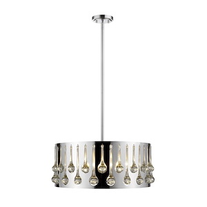 Parliament Meadow - 5 Light Pendant in Fusion Style - 21 Inches Wide by 56.75 Inches High - 1257559