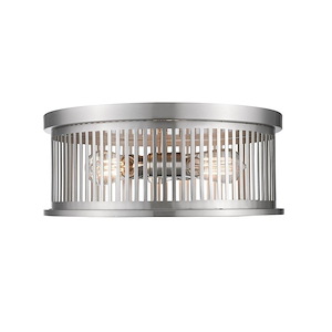Southwell Heights - 3 Light Flush Mount in Industrial Style - 16 Inches Wide by 6.5 Inches High - 1259877