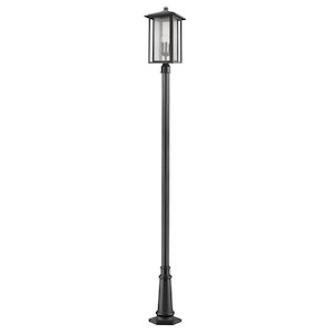 Temple Chase - 3 Light Outdoor Post Mount Lantern in Urban Style - 12.38 Inches Wide by 118.44 Inches High - 1260938