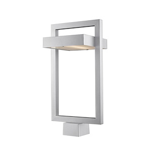 Furlong Street - 12W 1 LED Outdoor Post Mount Lantern in Contemporary Style - 10.5 Inches Wide by 21.63 Inches High - 1262681