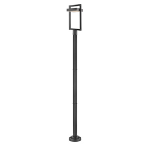 Furlong Street - 12W 1 LED Outdoor Post Mount Lantern in Contemporary Style - 10.5 Inches Wide by 97.23 Inches High