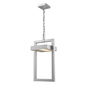 Furlong Street - 12W 1 LED Outdoor Chain Mount Lantern in Contemporary Style - 10.5 Inches Wide by 18 Inches High - 1259785