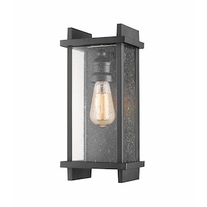 Oldacre Road - 1 Light Outdoor Wall Mount in Contemporary Style - 6 Inches Wide by 13 Inches High - 1257629