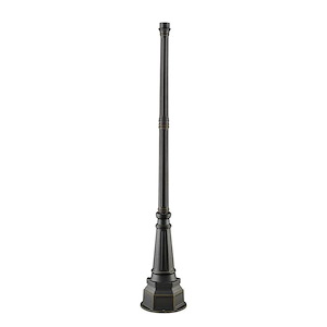 Leopold Ridgeway - Outdoor Post in Industrial Style - 14.17 Inches Wide by 84.25 Inches High - 1260664
