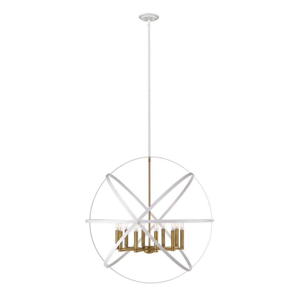 Bailey Street Home 372-BEL-746995 Mountbatten Dell - 10 Light Pendant in Fusion Style - 36 Inches Wide by 34.5 Inches High