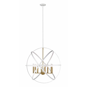 Mountbatten Dell - 8 Light Pendant in Transitional; Style - 30 Inches Wide by 28.5 Inches High - 1257472