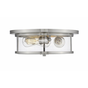 Walton Farm - 3 Light Flush Mount in Midcentury Style - 15.75 Inches Wide by 6.25 Inches High - 1259420