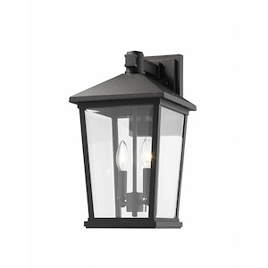 Heritage Cloisters - 2 Light Outdoor Wall Mount in Transitional Style - 9.5 Inches Wide by 17.75 Inches High - 1262935