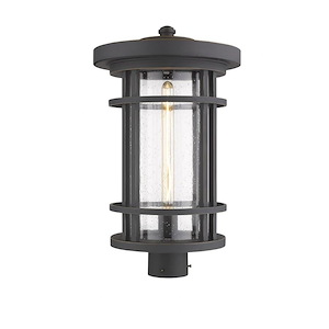Brick Kiln Downs - 1 Light Outdoor Post Mount Lantern in Craftsman Style - 14.25 Inches Wide by 109.5 Inches High - 1261770