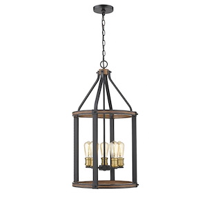 Dingle Loan - 5 Light Pendant in Restoration Style - 16 Inches Wide by 31 Inches High - 1257054