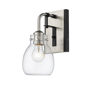 Gardeners Springs - 1 Light Wall Sconce in Industrial Style - 5.25 Inches Wide by 11.25 Inches High - 1261448