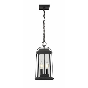 Links By-Pass - 2 Light Outdoor Chain Mount Lantern in Period Inspired Style - 7.75 Inches Wide by 15.5 Inches High - 1259828