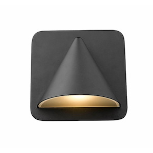 Dock Lea - 11W 1 LED Outdoor Wall Mount in Traditional Style - 6.25 Inches Wide by 6.25 Inches High