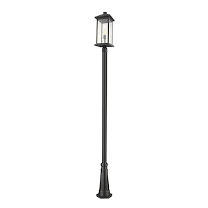 Fisher Fold - 1 Light Outdoor Post Mount Lantern in Seaside Style - 14.25 Inches Wide by 105.25 Inches High - 1262820
