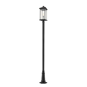 Fisher Fold - 1 Light Outdoor Post Mount Lantern in Seaside Style - 14.25 Inches Wide by 105.25 Inches High - 1260902