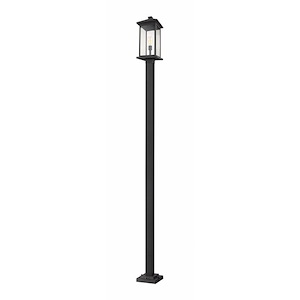 Fisher Fold - 1 Light Outdoor Post Mount Lantern in Seaside Style - 9.5 Inches Wide by 25 Inches High - 1256910