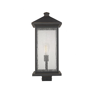 Fisher Fold - 1 Light Outdoor Post Mount Lantern in Seaside Style - 9.5 Inches Wide by 25 Inches High - 1262895