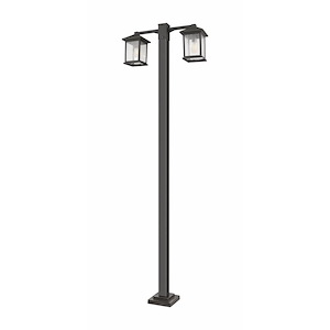 Fisher Fold - 4 Light Outdoor Post Mount Lantern in Seaside Style - 30.25 Inches Wide by 99 Inches High - 1258471