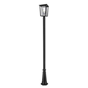 Ashton Woodlands - 2 Light Outdoor Post Mount Lantern in Craftsman Style - 14.25 Inches Wide by 101.5 Inches High - 1257672