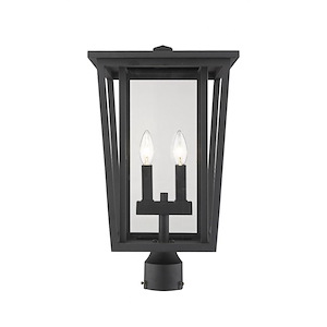 Ashton Woodlands - 2 Light Outdoor Post Mount Lantern in Craftsman Style - 14.25 Inches Wide by 101.5 Inches High - 1258339