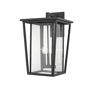 Ashton Woodlands - 3 Light Outdoor Wall Mount in Craftsman Style - 14 Inches Wide by 22.75 Inches High - 1262380