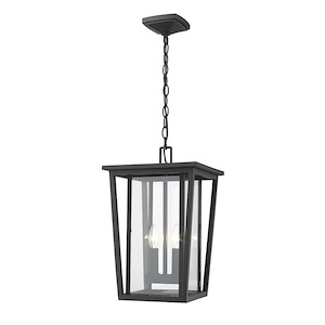 Ashton Woodlands - 2 Light Outdoor Chain Mount Lantern in Craftsman Style - 11.25 Inches Wide by 17.5 Inches High - 1262611