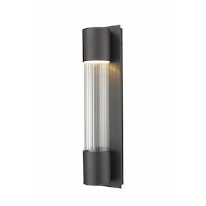 St Leonard&#39;s Row - 14W 1 LED Outdoor Wall Mount in Led Outdoor Contemporary Style - 5 Inches Wide by 21 Inches High