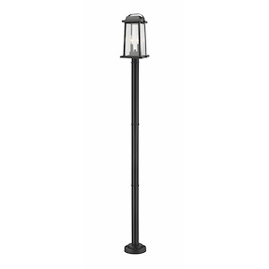Links By-Pass - 2 Light Outdoor Post Mount Lantern in Period Inspired Style - 9 Inches Wide by 88.75 Inches High - 1262105