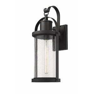 Leven Heath - 1 Light Outdoor Wall Mount in Period Inspired Style - 9.25 Inches Wide by 24.75 Inches High