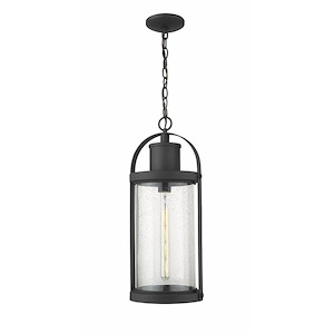 Leven Heath - 1 Light Outdoor Chain Mount Lantern in Period Inspired Style - 9.25 Inches Wide by 22.5 Inches High