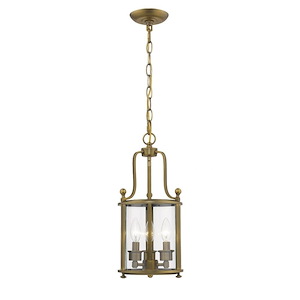 Brock Highway - 3 Light Chandelier in Traditional Style - 8.5 Inches Wide by 17.75 Inches High - 1259641
