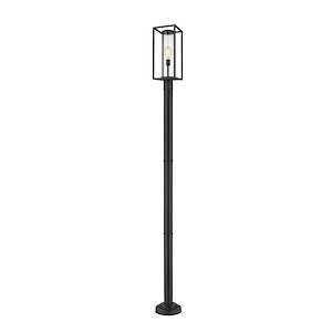 Newby Head - 1 Light Outdoor Post Mount Lantern in Industrial Style - 9 Inches Wide by 101.5 Inches High - 1258895