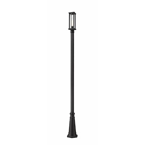 Piggott Grove - 1 Light Outdoor Post Mount Lantern in Industrial Style - 10 Inches Wide by 109 Inches High - 1257259