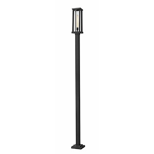 Piggott Grove - 1 Light Outdoor Post Mount Lantern in Industrial Style - 9.25 Inches Wide by 114 Inches High