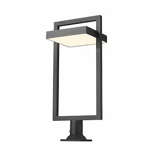 Furlong Street - 27W 1 LED Outdoor Pier Mount Light In Modern Style-32.5 Inches Tall and 11.75 Inches Wide